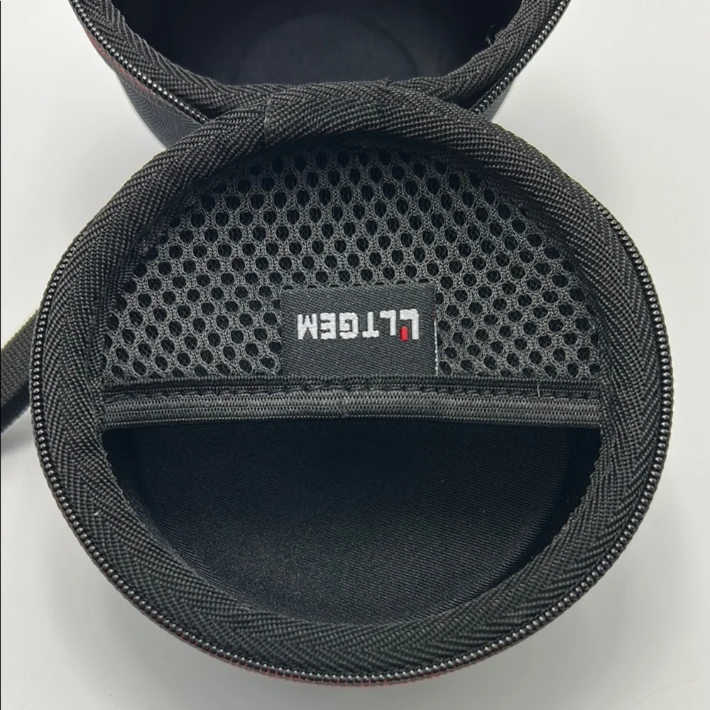 Hard Case For Small Bluetooth Camera Lens Black Zip Close LTGEM